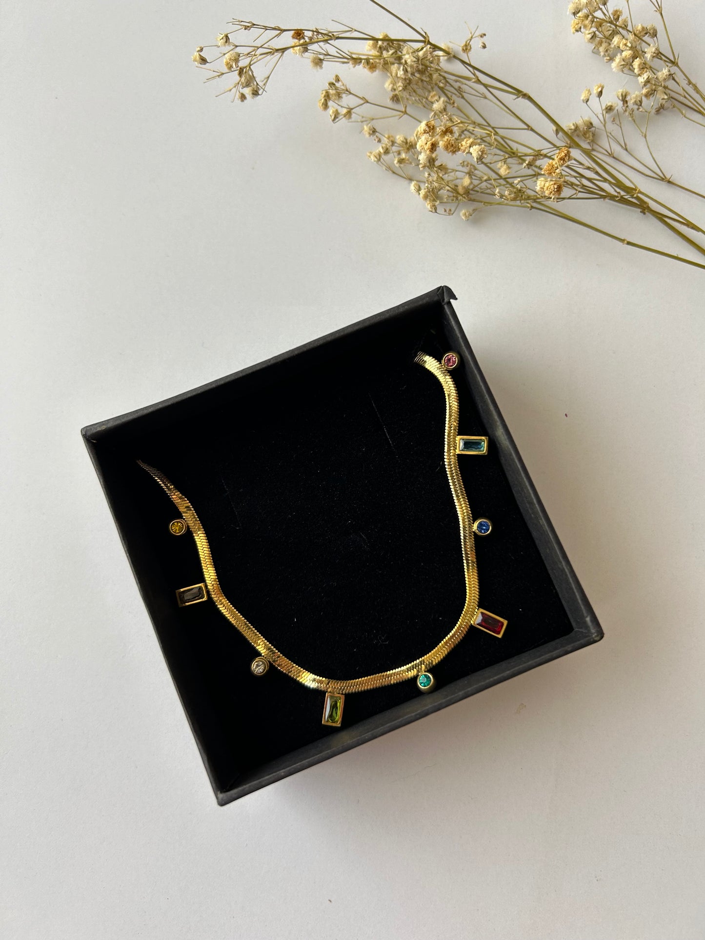 Multi Colour Snake Chain