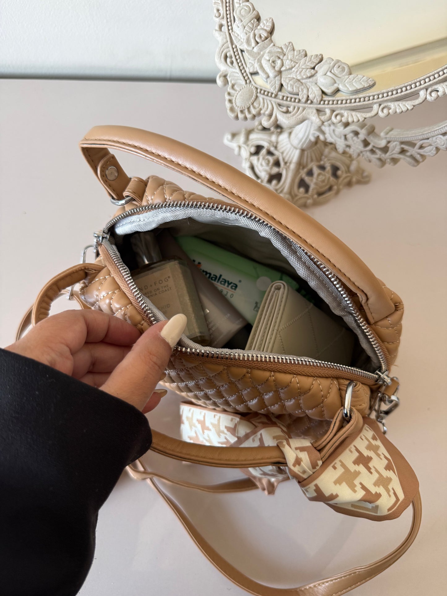 Scarlet Quilted Bag