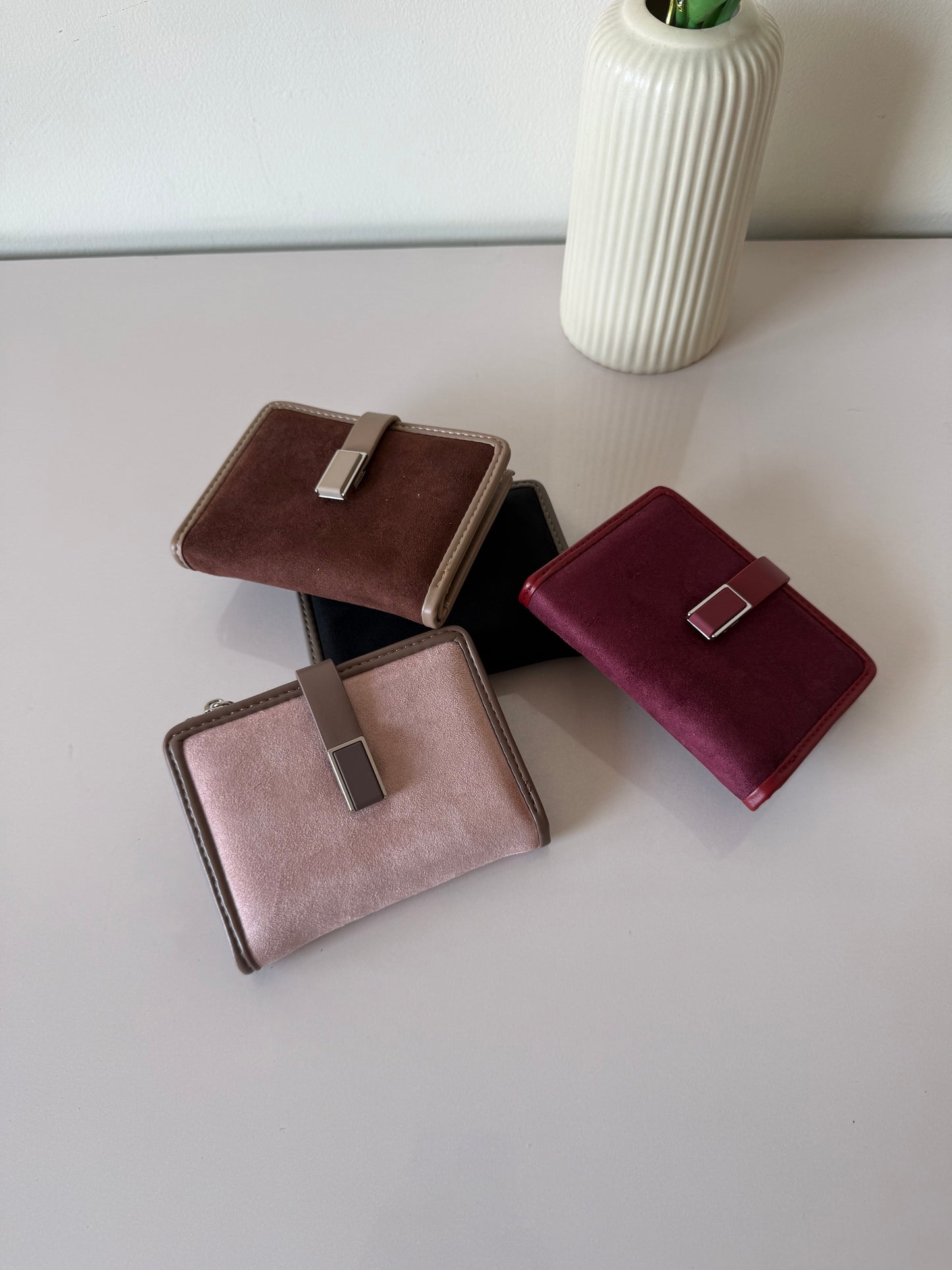 Suede Mini Wallets
