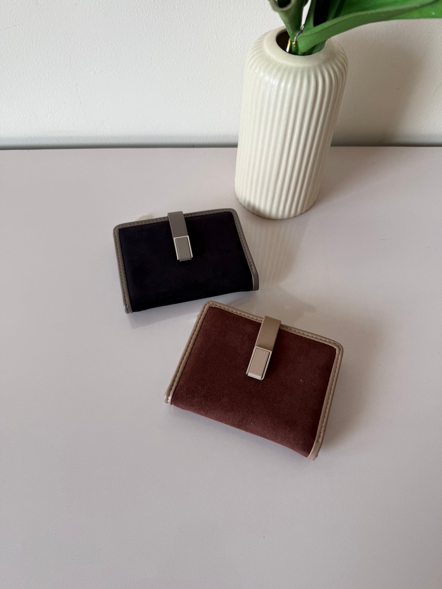 Suede Mini Wallets