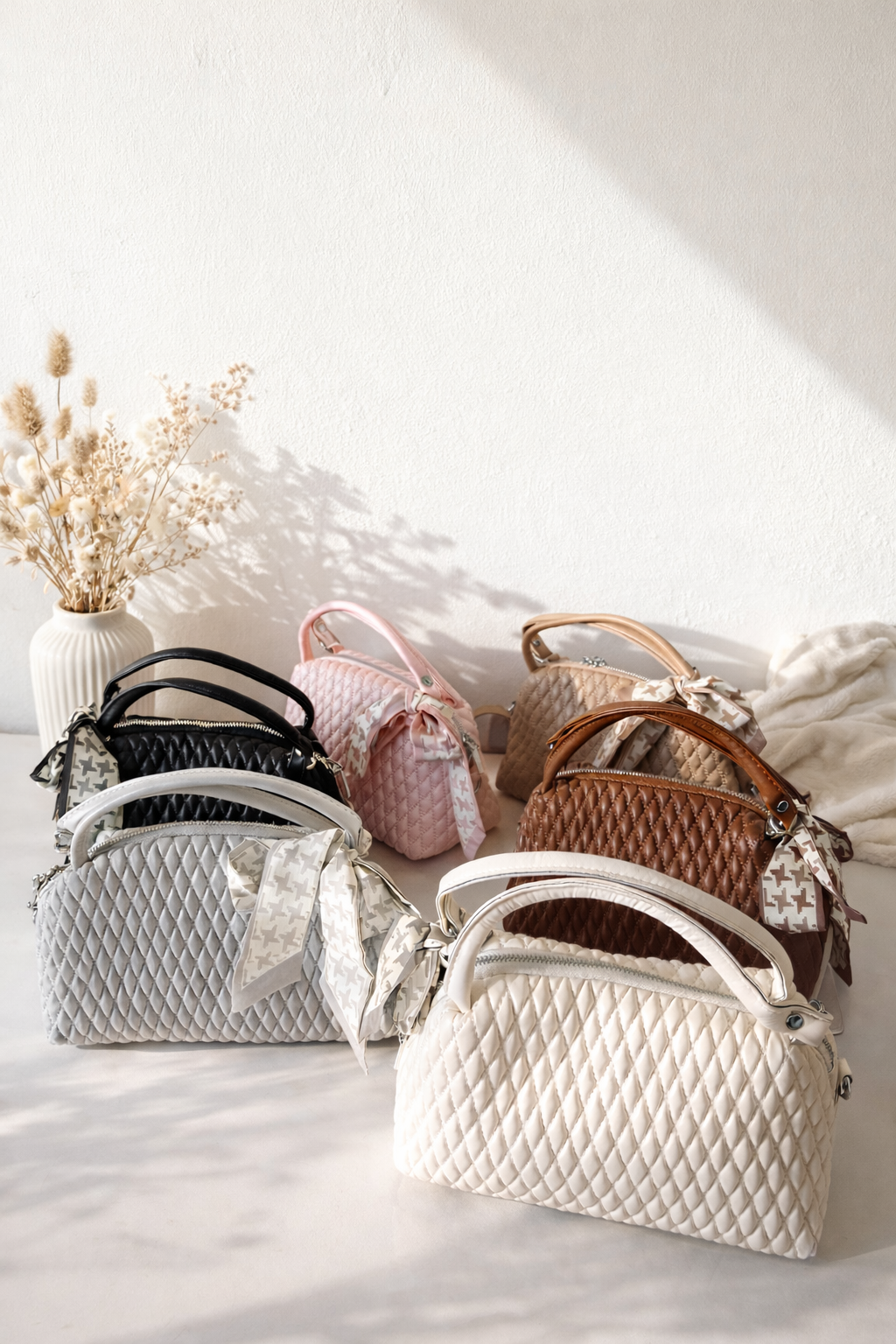 Scarlet Quilted Bag