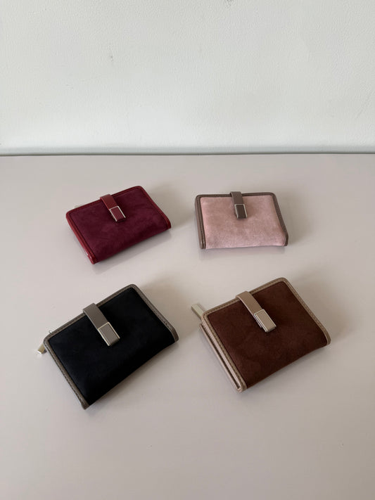 Suede Mini Wallets